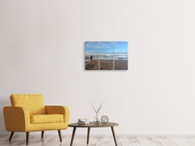 Laden Sie das Bild in den Galerie-Viewer, Leinwandbild 3-teilig Die Nordsee