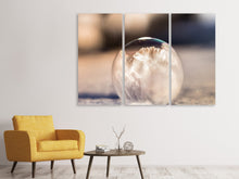 Laden Sie das Bild in den Galerie-Viewer, Leinwandbild 3-teilig Kunstvolle Blase