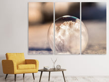 Laden Sie das Bild in den Galerie-Viewer, Leinwandbild 3-teilig Kunstvolle Blase