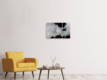 Laden Sie das Bild in den Galerie-Viewer, Leinwandbild 3-teilig Eiskristalle XL