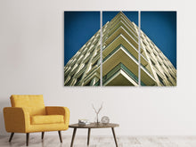 Laden Sie das Bild in den Galerie-Viewer, Leinwandbild 3-teilig Balkone