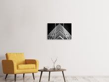 Laden Sie das Bild in den Galerie-Viewer, Leinwandbild 3-teilig Balkone sw