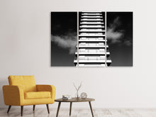 Laden Sie das Bild in den Galerie-Viewer, Leinwandbild 3-teilig Hochhaus sw