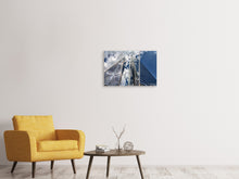 Laden Sie das Bild in den Galerie-Viewer, Leinwandbild 3-teilig 2 Wolkenkratzer