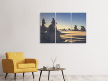 Laden Sie das Bild in den Galerie-Viewer, Leinwandbild 3-teilig In Lappland