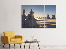 Laden Sie das Bild in den Galerie-Viewer, Leinwandbild 3-teilig In Lappland
