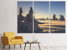 Laden Sie das Bild in den Galerie-Viewer, Leinwandbild 3-teilig In Lappland