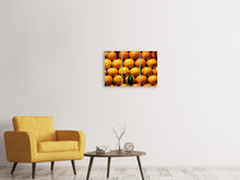 Laden Sie das Bild in den Galerie-Viewer, Leinwandbild 3-teilig Frische Orangen