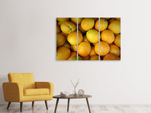 Laden Sie das Bild in den Galerie-Viewer, Leinwandbild 3-teilig Viele Orangen