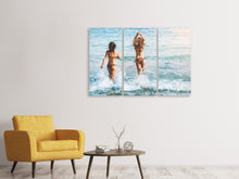 Laden Sie das Bild in den Galerie-Viewer, Leinwandbild 3-teilig Strand Schönheiten