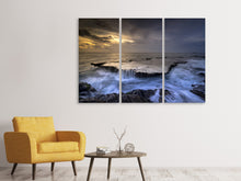 Laden Sie das Bild in den Galerie-Viewer, Leinwandbild 3-teilig Die Mythologie des Meer