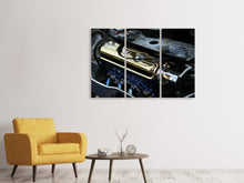 Laden Sie das Bild in den Galerie-Viewer, Leinwandbild 3-teilig Motor Tuning