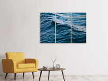Laden Sie das Bild in den Galerie-Viewer, Leinwandbild 3-teilig Das Meer XL