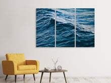 Laden Sie das Bild in den Galerie-Viewer, Leinwandbild 3-teilig Das Meer XL