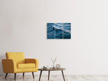 Laden Sie das Bild in den Galerie-Viewer, Leinwandbild 3-teilig Das Meer XL