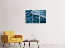 Laden Sie das Bild in den Galerie-Viewer, Leinwandbild 3-teilig Das Meer XL