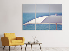 Laden Sie das Bild in den Galerie-Viewer, Leinwandbild 3-teilig Unter dem Sonnenschirm