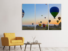Laden Sie das Bild in den Galerie-Viewer, Leinwandbild 3-teilig Ballon Tour