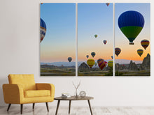Laden Sie das Bild in den Galerie-Viewer, Leinwandbild 3-teilig Ballon Tour