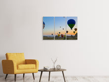 Laden Sie das Bild in den Galerie-Viewer, Leinwandbild 3-teilig Ballon Tour
