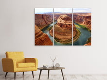 Laden Sie das Bild in den Galerie-Viewer, Leinwandbild 3-teilig Blick auf den Grand Canyon