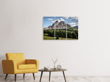 Laden Sie das Bild in den Galerie-Viewer, Leinwandbild 3-teilig Imposante Berglandschaft