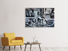 Laden Sie das Bild in den Galerie-Viewer, Leinwandbild 3-teilig Die Graffiti Kunst