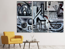 Laden Sie das Bild in den Galerie-Viewer, Leinwandbild 3-teilig Die Graffiti Kunst