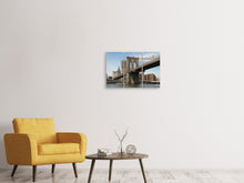 Laden Sie das Bild in den Galerie-Viewer, Leinwandbild 3-teilig Unter der Brooklyn Bridge