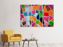 Laden Sie das Bild in den Galerie-Viewer, Leinwandbild 3-teilig Mosaik Wand