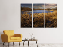 Laden Sie das Bild in den Galerie-Viewer, Leinwandbild 3-teilig Raue Naturlandschaft
