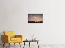 Laden Sie das Bild in den Galerie-Viewer, Leinwandbild 3-teilig Ein Himmel voller Sterne