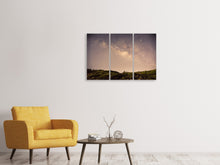 Laden Sie das Bild in den Galerie-Viewer, Leinwandbild 3-teilig Ein Himmel voller Sterne