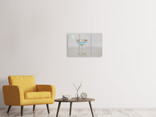 Laden Sie das Bild in den Galerie-Viewer, Leinwandbild 3-teilig Winter Cocktail