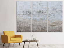 Laden Sie das Bild in den Galerie-Viewer, Leinwandbild 3-teilig Steinwand Muster