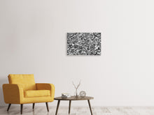 Laden Sie das Bild in den Galerie-Viewer, Leinwandbild 3-teilig Kiesel Wand