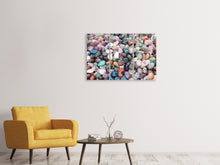 Laden Sie das Bild in den Galerie-Viewer, Leinwandbild 3-teilig Bunte Edelsteine