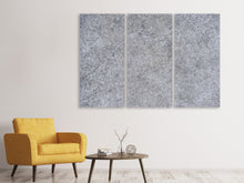 Laden Sie das Bild in den Galerie-Viewer, Leinwandbild 3-teilig Steinwand Textur