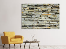 Laden Sie das Bild in den Galerie-Viewer, Leinwandbild 3-teilig Mauer Design