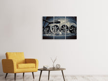 Laden Sie das Bild in den Galerie-Viewer, Leinwandbild 3-teilig Ventilatoren XXL