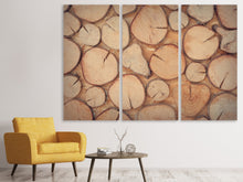 Laden Sie das Bild in den Galerie-Viewer, Leinwandbild 3-teilig Wand Bäume