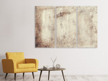 Laden Sie das Bild in den Galerie-Viewer, Leinwandbild 3-teilig Shabby chic Wand