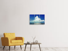 Laden Sie das Bild in den Galerie-Viewer, Leinwandbild 3-teilig Cumulus Wolke