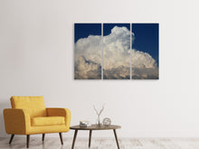 Laden Sie das Bild in den Galerie-Viewer, Leinwandbild 3-teilig Die Cumulus Wolke
