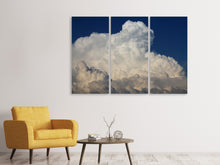 Laden Sie das Bild in den Galerie-Viewer, Leinwandbild 3-teilig Die Cumulus Wolke