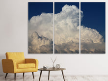 Laden Sie das Bild in den Galerie-Viewer, Leinwandbild 3-teilig Die Cumulus Wolke