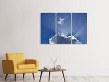 Laden Sie das Bild in den Galerie-Viewer, Leinwandbild 3-teilig Ein Wolken Bild