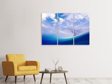 Laden Sie das Bild in den Galerie-Viewer, Leinwandbild 3-teilig Fantasie Himmel