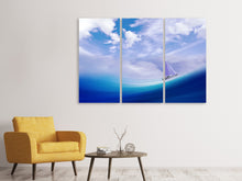 Laden Sie das Bild in den Galerie-Viewer, Leinwandbild 3-teilig Fantasie Himmel