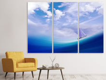 Laden Sie das Bild in den Galerie-Viewer, Leinwandbild 3-teilig Fantasie Himmel